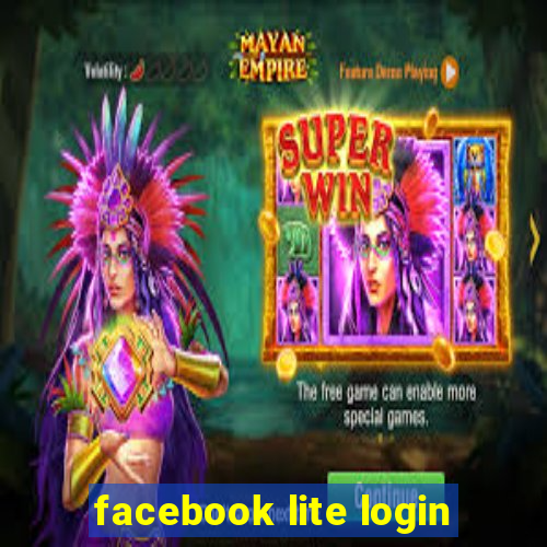 facebook lite login